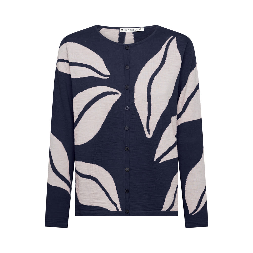 leaf - navy