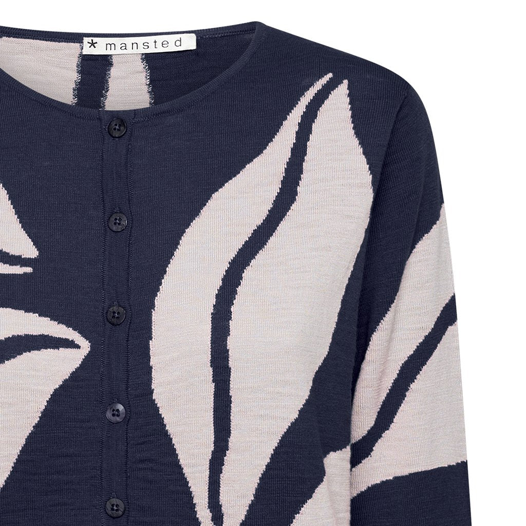 leaf - navy