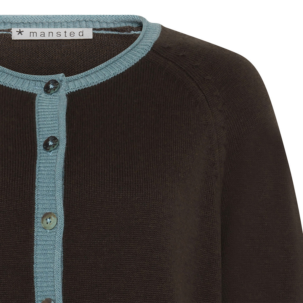 coral - dark brown