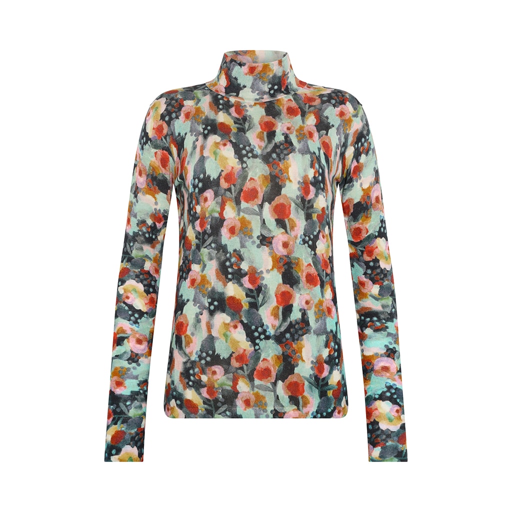 melina print SMS - cold green