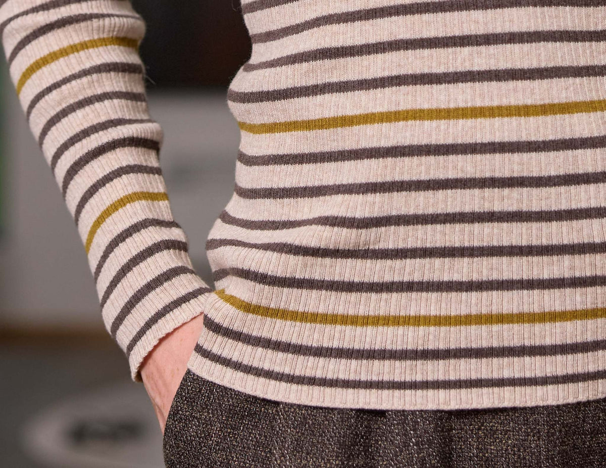 tibby stripes - oat